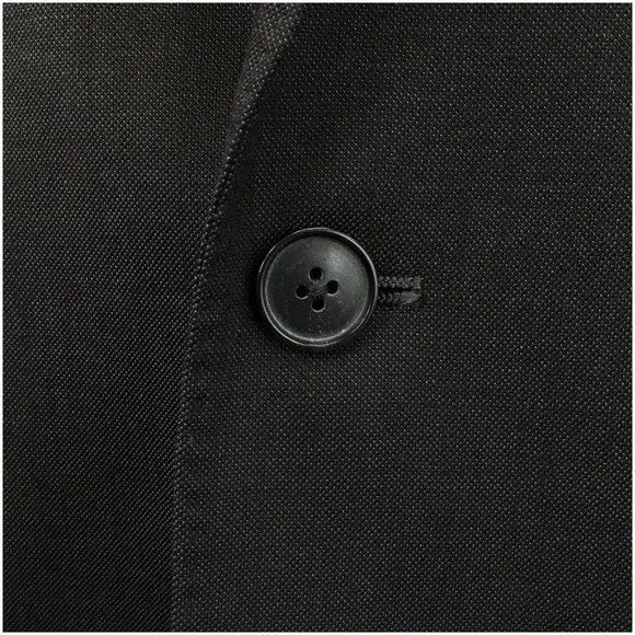 Joseph Abboud Mens Blazer Sport Coat Casual‎ Jacket Size 40L Slim Wool Gray Suit